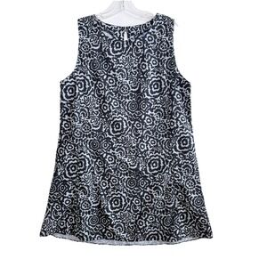 RipSkirt Hawaii Sun Dress Short Night Blooms Mini Summer Vacation Travel Large